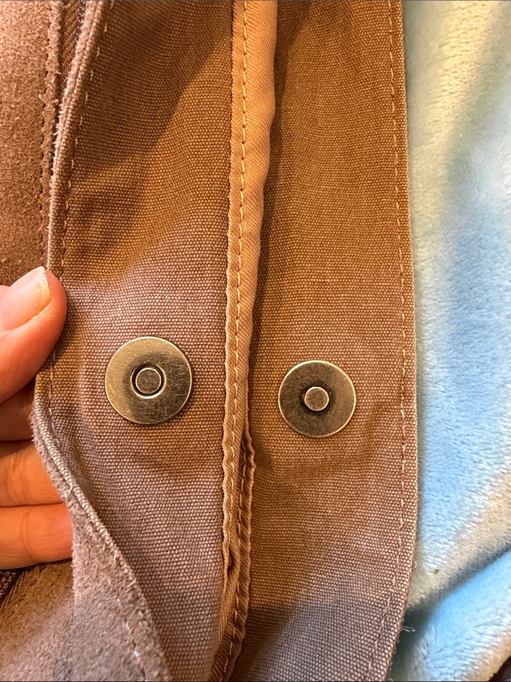 The Sak Los Feliz Slouchy Large Hobo Tote Bag in Mushroom Taupe Suede Leather - Picture 15 of 16